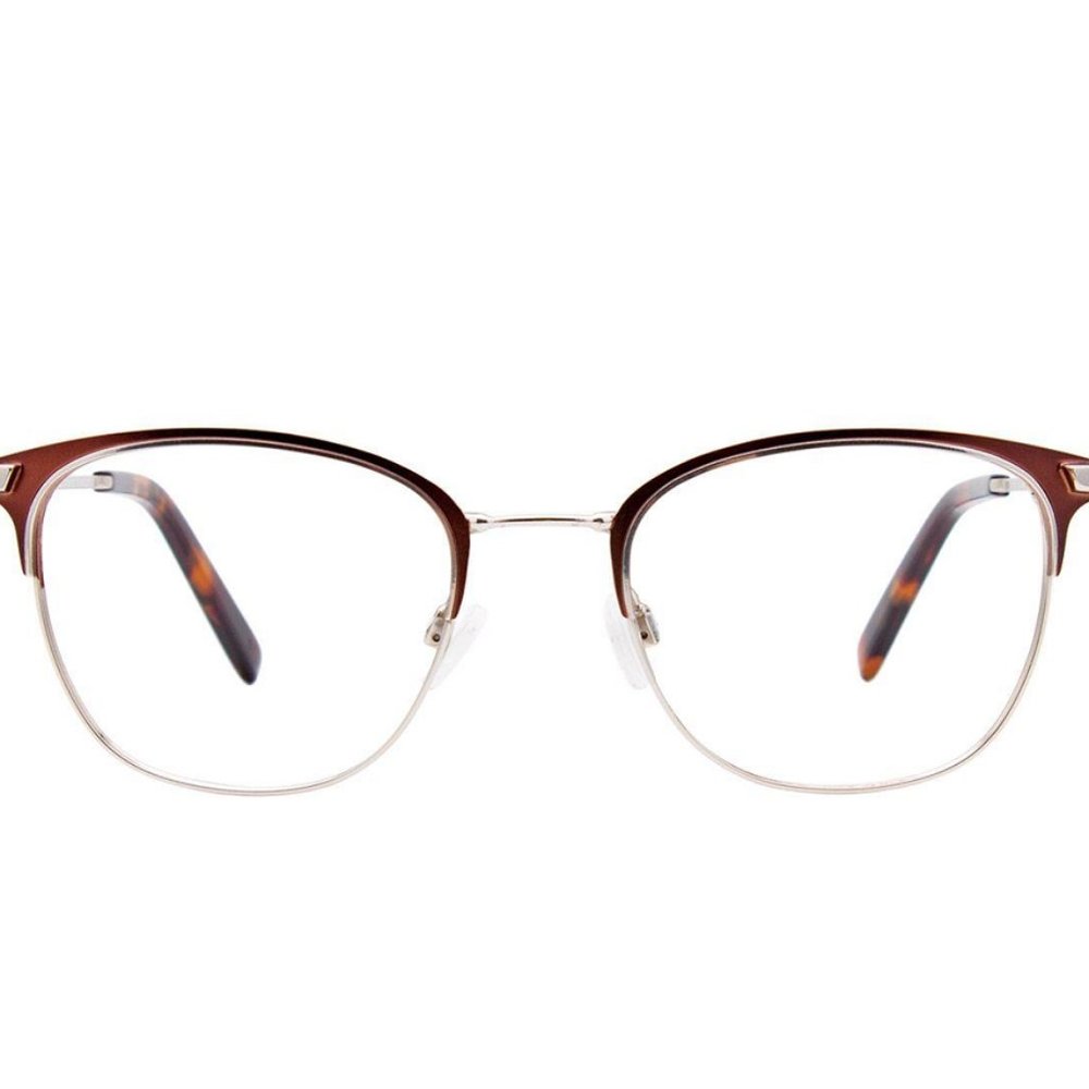 EasyTwist ET988 Turboflex Eyeglasses Teenager Matte Brown / Silver 49mm